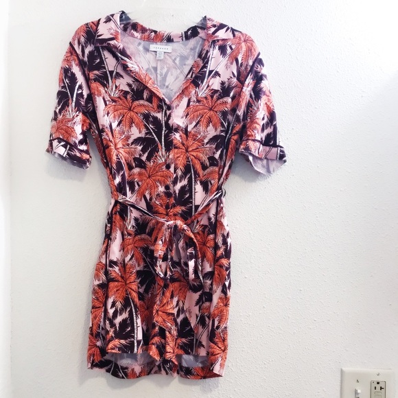 Topshop tropical print romper size US 4 - Picture 4 of 6